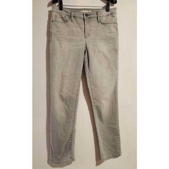 Athleta Denim - Athleta Skulptek Skinny Crop Jeans Womens Size 10 Granite Gray Fade Performance